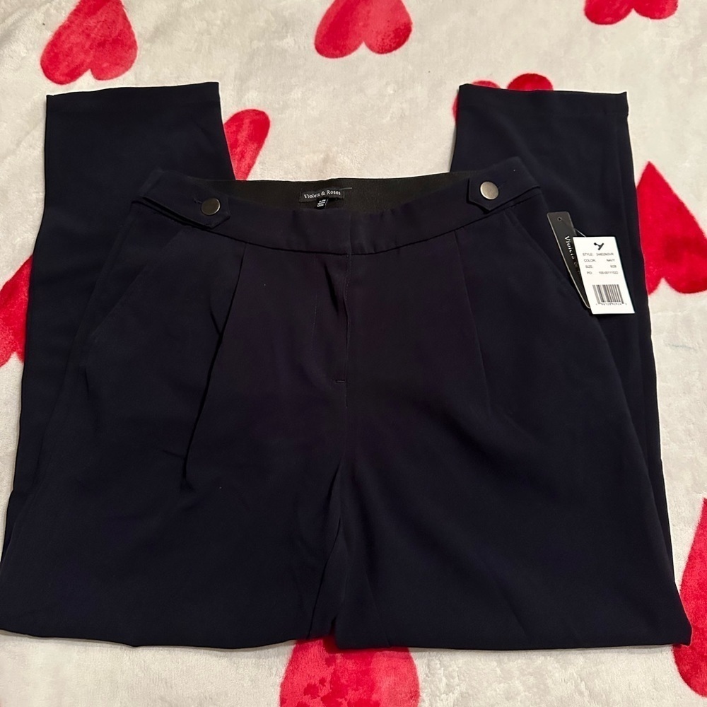 NWT Violets & Roses Addley High Rise Straight Pant - Picture 6 of 16